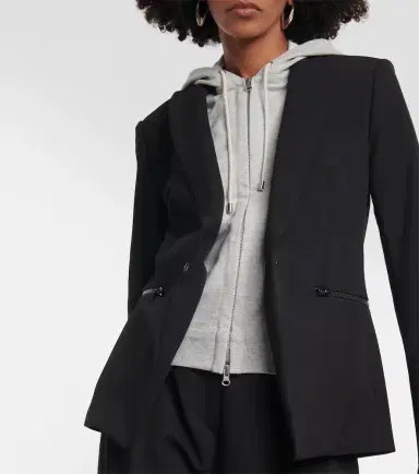 Veronica Beard Scuba Dickey hooded jacket | Thumbnail 5