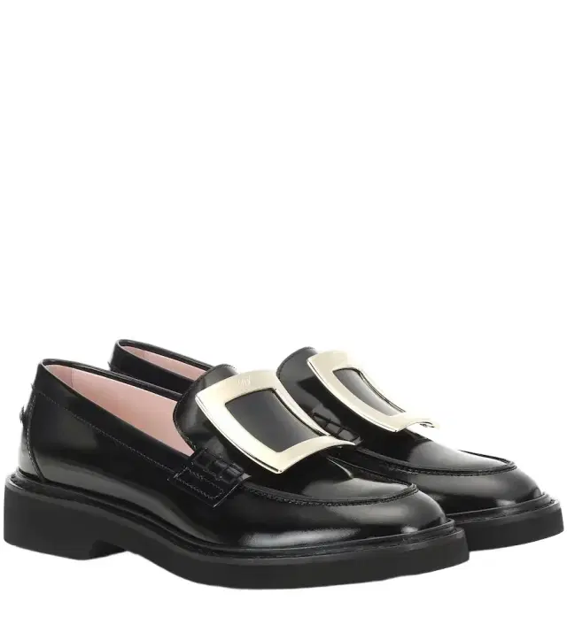 Roger Vivier Viv' Rangers patent leather loafers