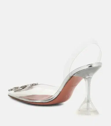 Amina Muaddi Begum embellished PVC pumps | Thumbnail 2