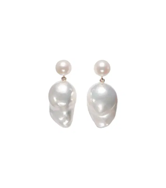 Sophie Bille Brahe Venus Blac 14kt gold earrings with pearls