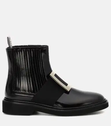 Roger Vivier Chelsea Viv' leather ankle boots | Thumbnail 4 Roger Vivier Chelsea Viv' leather ankle boots | Thumbnail 4