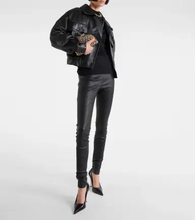STOULS Carolyn leather leggings | Thumbnail 3 STOULS Carolyn leather leggings | Thumbnail 3