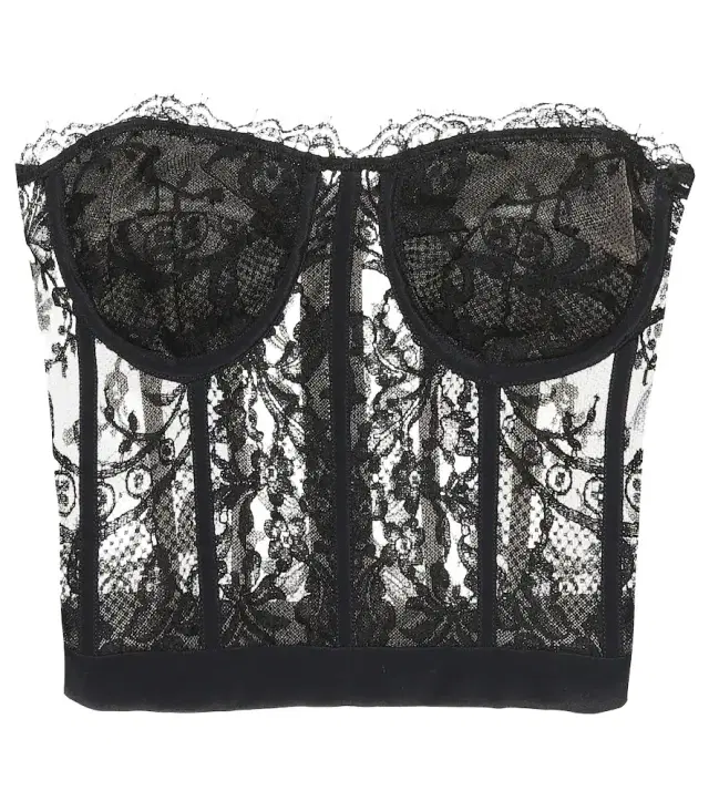 McQueen Lace bustier