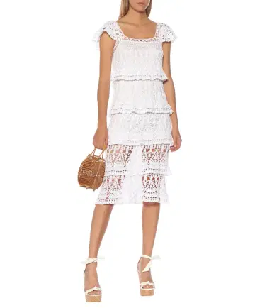 Anna Kosturova Cotillion crochet maxi dress | Thumbnail 4