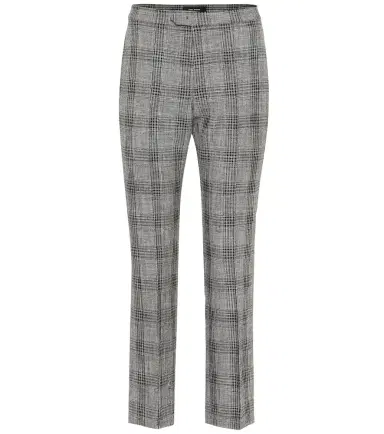 Isabel Marant Derys checked cotton and wool pants | Thumbnail 1 Isabel Marant Derys checked cotton and wool pants | Thumbnail 1
