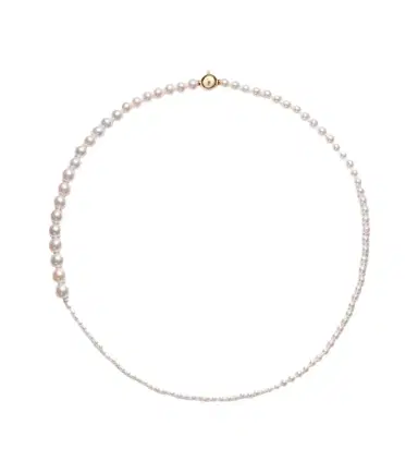 Sophie Bille Brahe Petite Peggy 14kt gold and pearl necklace | Thumbnail 1