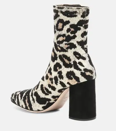 Miu Miu Leopard-print jacquard ankle boots | Thumbnail 3