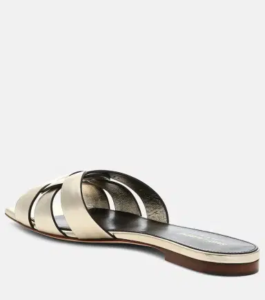 Saint Laurent Tribute Nu Pieds 05 leather slides | Thumbnail 2
