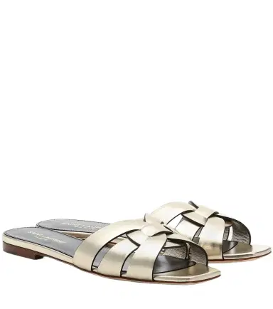 Saint Laurent Tribute Nu Pieds 05 leather slides | Thumbnail 1