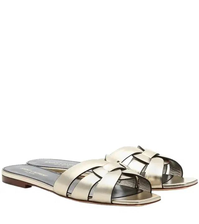 Saint Laurent Tribute Nu Pieds 05 leather slides