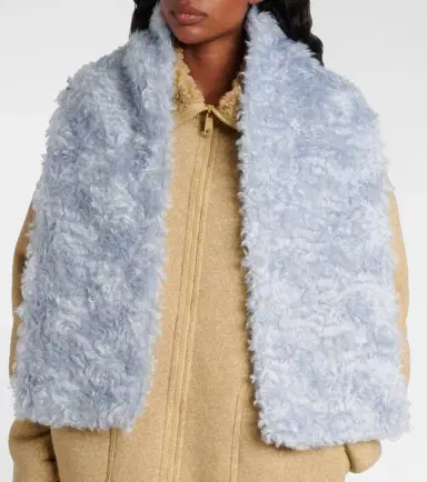 Miu Miu Mohair, cotton and virgin wool scarf | Thumbnail 4