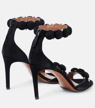Alaïa Alaïa La Bombe 90 suede sandals | Thumbnail 3
