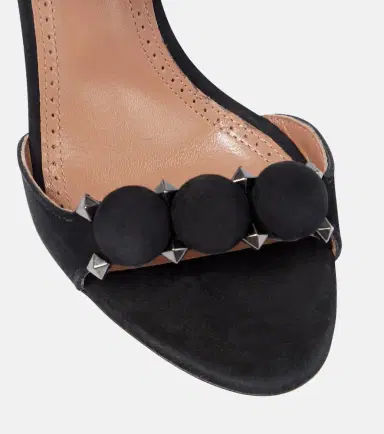 Alaïa Alaïa La Bombe 90 suede sandals | Thumbnail 6
