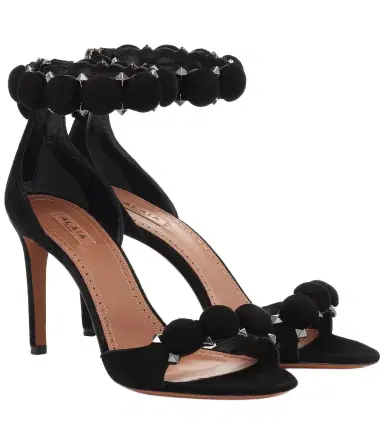Alaïa Alaïa La Bombe 90 suede sandals | Thumbnail 1