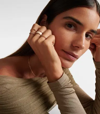 Repossi Berbere XS 18kt rose gold ring with diamonds | Thumbnail 3