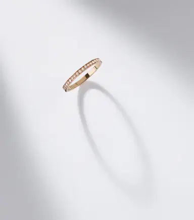 Repossi Berbere XS 18kt rose gold ring with diamonds | Thumbnail 5
