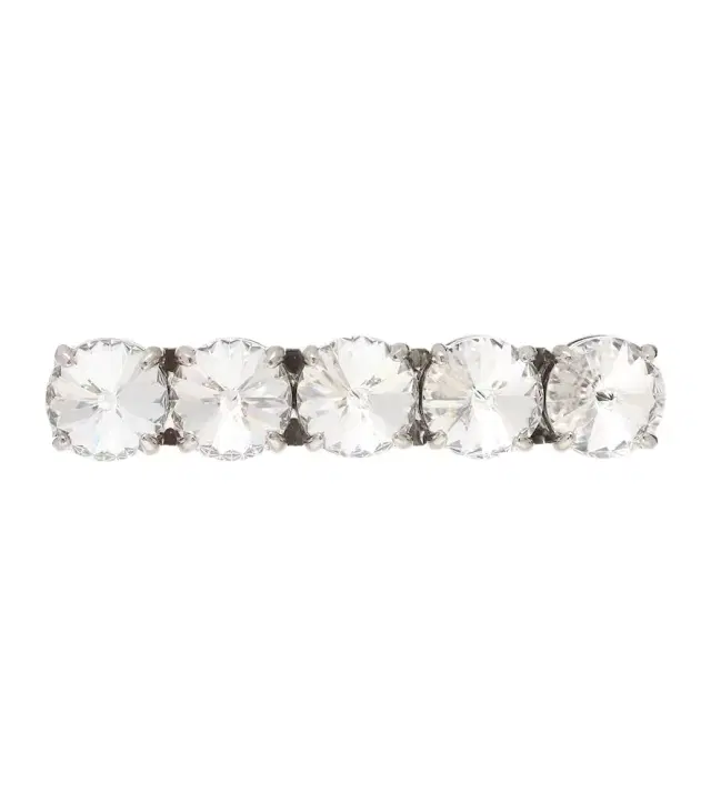 Crystal-embellished barrette