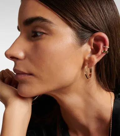 Repossi Berbere Module 18-kt rose gold ear cuff with diamonds | Thumbnail 5
