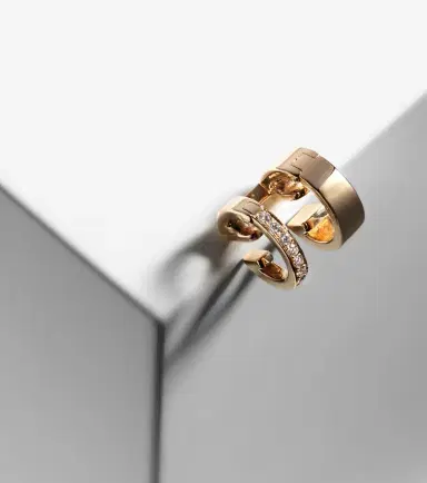 Repossi Berbere Module 18-kt rose gold ear cuff with diamonds | Thumbnail 6