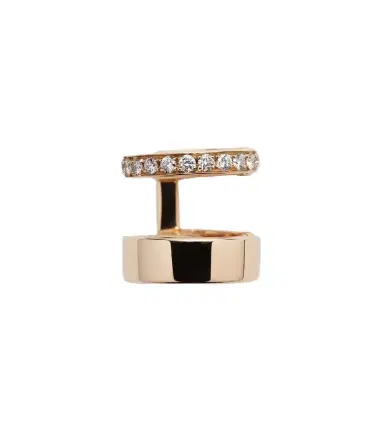 Repossi Berbere Module 18-kt rose gold ear cuff with diamonds | Thumbnail 1