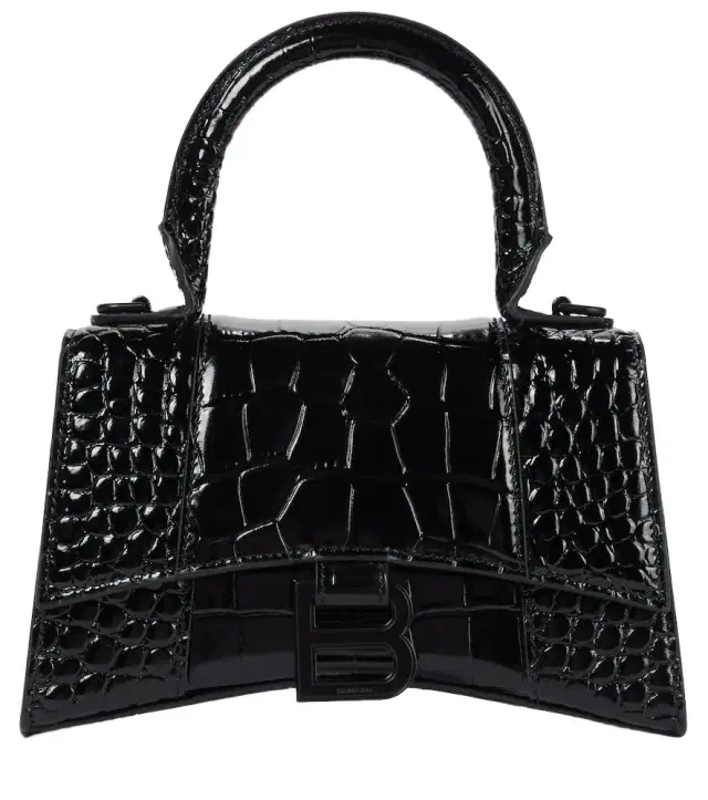 Hourglass XS leather crossbody bag