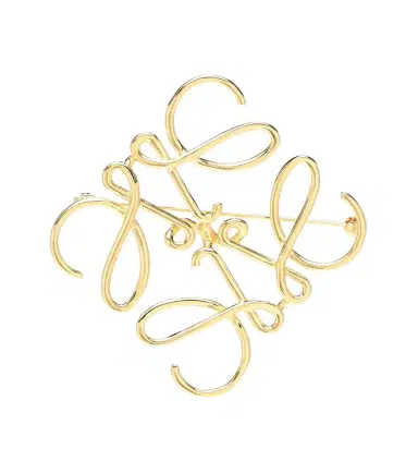 Loewe Anagram brooch | Thumbnail 1 Loewe Anagram brooch | Thumbnail 1