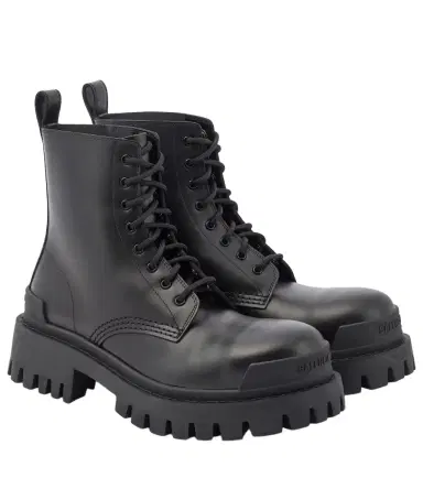 Balenciaga Strike leather ankle boots | Thumbnail 1