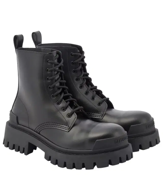 Strike leather ankle boots