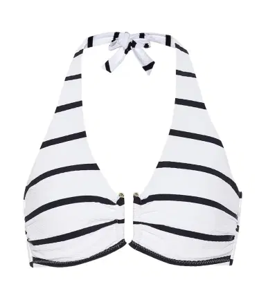Heidi Klein Core striped bikini top | Thumbnail 1