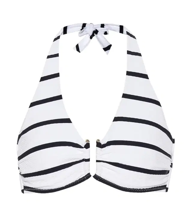 Heidi Klein Core striped bikini top