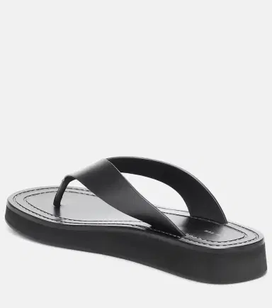 The Row Ginza leather platform slides | Thumbnail 2 The Row Ginza leather platform slides | Thumbnail 2