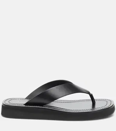 The Row Ginza leather platform slides | Thumbnail 5 The Row Ginza leather platform slides | Thumbnail 5