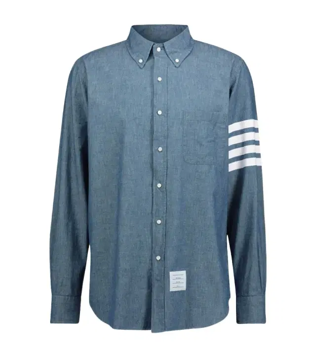 Thom Browne 4-Bar chambray shirt