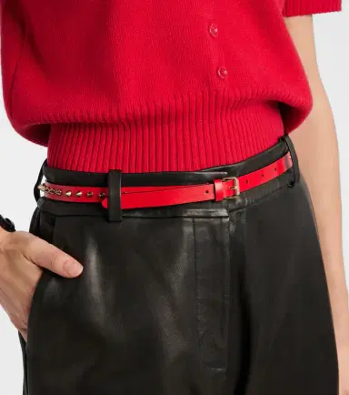 Christian Louboutin Loubispikes leather belt | Thumbnail 2