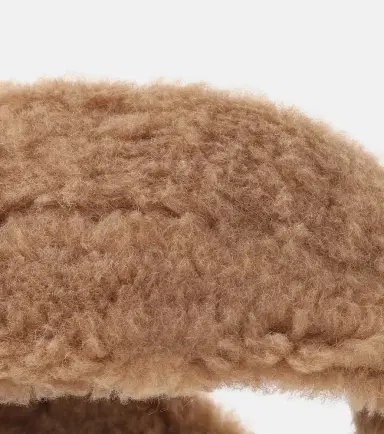 Max Mara Ovidio camel wool and silk headband | Thumbnail 2 Max Mara Ovidio camel wool and silk headband | Thumbnail 2