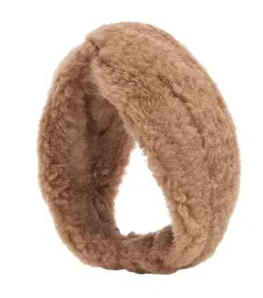 Max Mara Ovidio camel wool and silk headband | Thumbnail 1 Max Mara Ovidio camel wool and silk headband | Thumbnail 1
