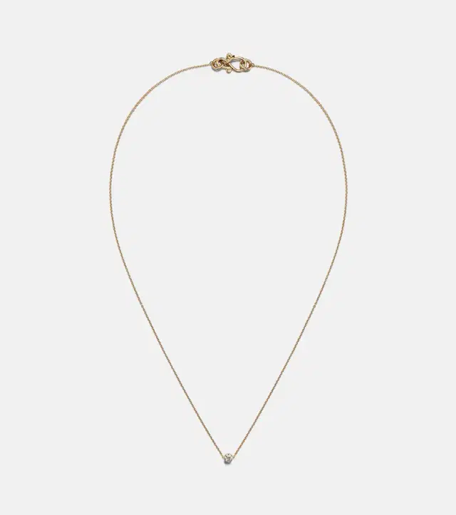 Sophie Bille Brahe Diamante Simple 18kt gold and diamond necklace