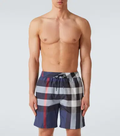 Burberry Large check-printed swim shorts | Thumbnail 4