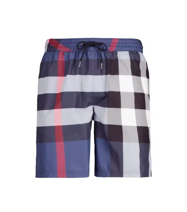 Burberry Large check-printed swim shorts