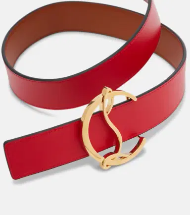 Christian Louboutin CL Logo reversible leather belt | Thumbnail 2