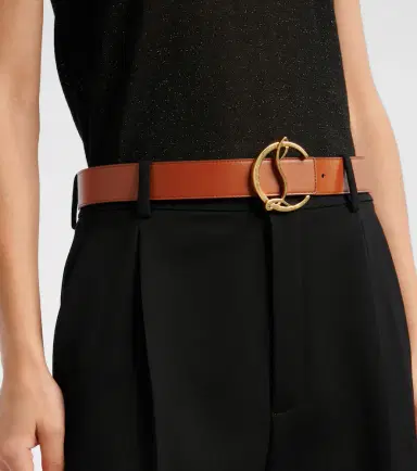 Christian Louboutin CL Logo reversible leather belt | Thumbnail 3