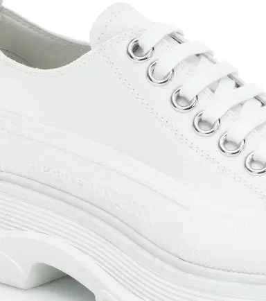 Alexander McQueen Tread Slick canvas sneakers | Thumbnail 4 Alexander McQueen Tread Slick canvas sneakers | Thumbnail 4