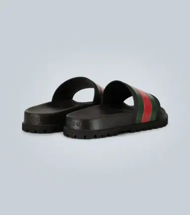Gucci Striped Web slide sandals | Thumbnail 4 Gucci Striped Web slide sandals | Thumbnail 4