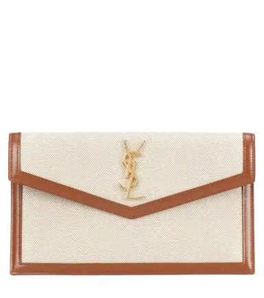 Saint Laurent Uptown canvas clutch | Thumbnail 1 Saint Laurent Uptown canvas clutch | Thumbnail 1