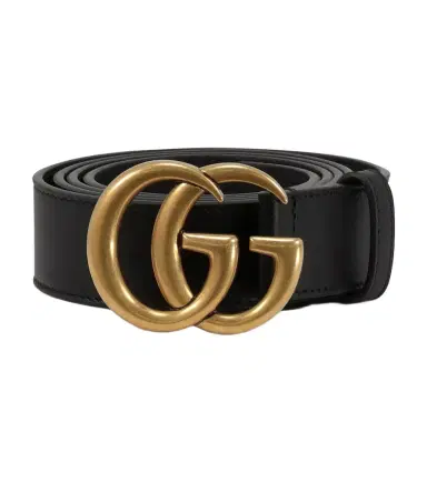 Gucci Leather belt with Double G buckle | Thumbnail 1