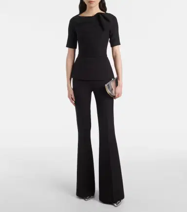 Safiyaa Halluana high-rise flared pants | Thumbnail 3 Safiyaa Halluana high-rise flared pants | Thumbnail 3