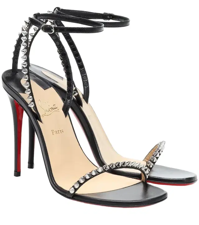 Christian Louboutin So Me embellished leather sandals