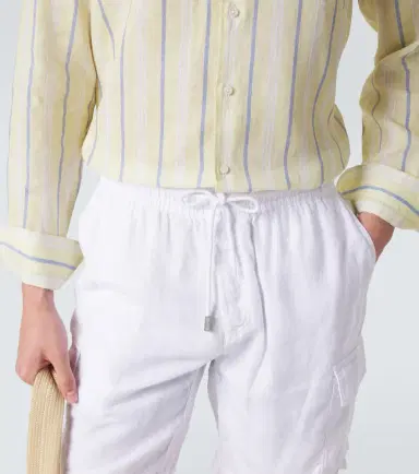 Vilebrequin Baie mid-length linen shorts | Thumbnail 4