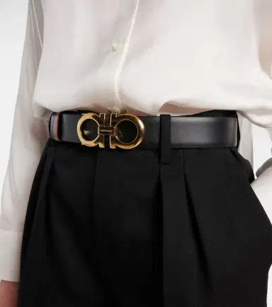 Ferragamo Gancini reversible leather belt | Thumbnail 5