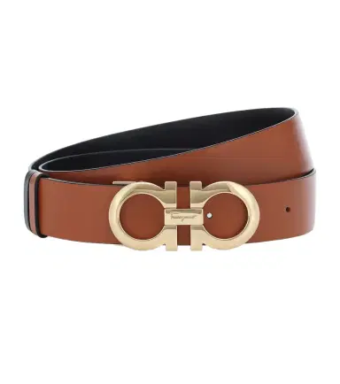 Ferragamo Gancini reversible leather belt | Thumbnail 1